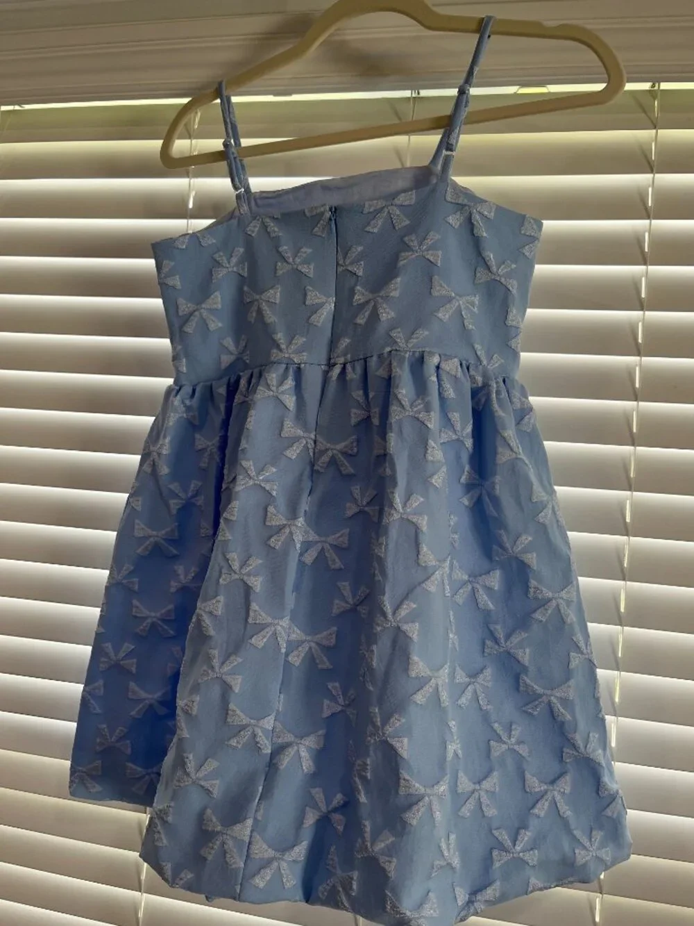 Girl - 12 & 14 - NWT Tweenstyle Bows Balloon Dress in Baby Blue